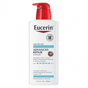 Eucerin Advanced Repair Lotion Fragrance Free, 16.9 Fl Oz @ Amazon 