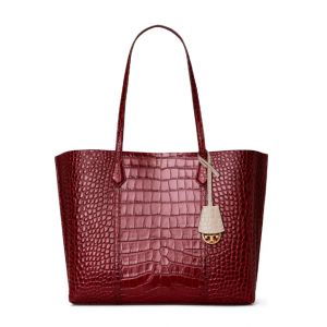 40% Off Tory Burch Perry Croc Embossed Leather Tote @ Nordstrom