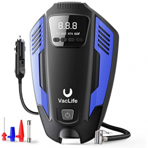 VacLife Air Compressor Tire Inflator, DC 12V Air Pump @ Amazon