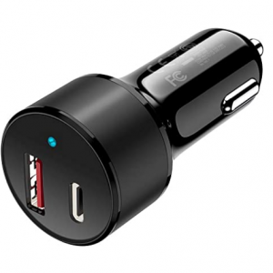Noot Products 36W 2-Port P 3.0 & QC 3.0 Car Charger @ Amazon