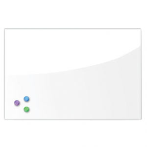 Доска стеклянная магнитно-маркерная BRAUBERG 236744 (40х60 см) белый