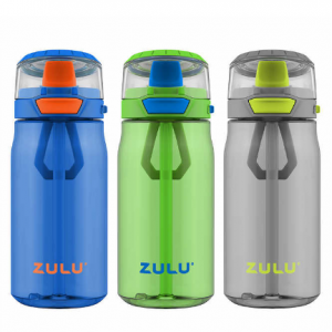 Zulu Flex Tritan Plastic 16oz Water Bottle Set, 3-pack @ Costco 