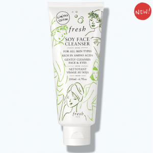 New! Limited-Edition Soy Makeup Removing Face Wash 200ml @ FRESH 