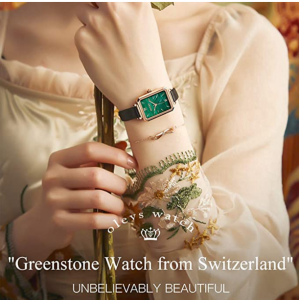 Amazon官網 OLEVS孔雀綠時尚腕表熱賣