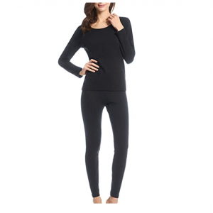 SANQIANG Winter Cotton Thermal Underwear Set for Women @ Amazon