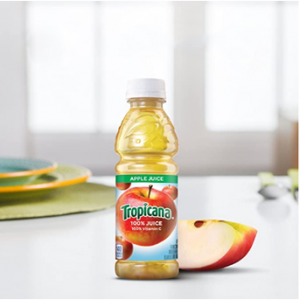 Tropicana 100%苹果汁 10oz 24瓶 @ Amazon
