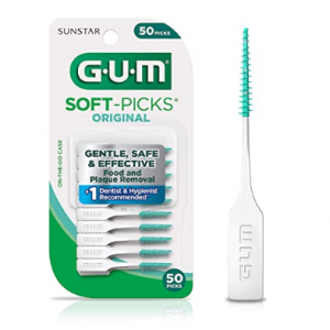 GUM - 6323R Soft-Picks Original Dental Picks, 50 Count @ Amazon