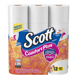 Scott ComfortPlus 强韧柔软卫生纸 12大卷 @ Walgreens