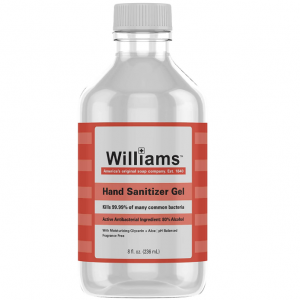 Williams Hand Sanitizer Gel, 8 Ounces @ Amazon