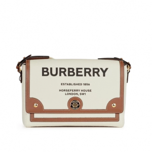 $150 Off Burberry Note Crossbody Leather Bag @ 24S