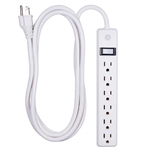 GE 6-Outlet Power Strip with 8-Ft Long Extension Cord @ Amazon