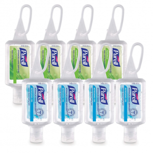 PURELL Advanced Hand Sanitizer Variety Pack, 1 fl oz  (Pack of 8) @ Amazon