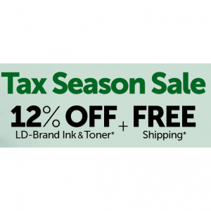 Tax Season:  LD-Brand Ink & Toner Sale @ Inkcartridges