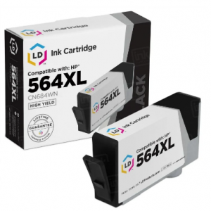 HP 564XL (CN684WN) HY Black Remanufactured Ink Cartridge w/ Indicator Levels