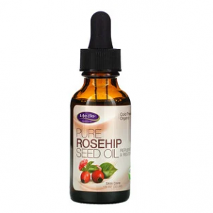 Life-flo, 纯正的玫瑰果油，皮肤护理，1 盎司（30 毫升）