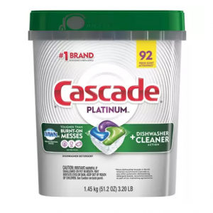 Cascade 强效配方洗碗机用洗涤剂 92颗 @ Sam's Club