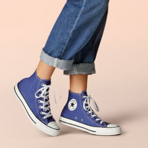 Converse Colors Chuck Taylor All Star 中性款靛藍色高幫帆布鞋熱賣 