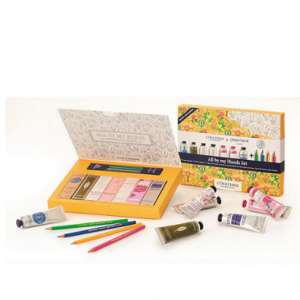 L'Occitane x Caran D'Ache护手霜礼盒套装