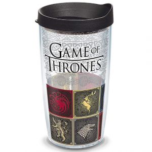 Tervis HBO Game of Thrones - House Sigils Insulated Travel Tumbler with Wrap & Lid, 16 oz - Tritan