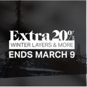 Extra 20% Off Select Winter Layers & More @ Backcountry