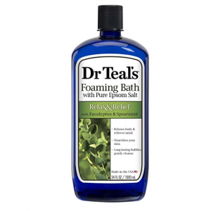 Dr Teal's Foaming Bath (Epsom Salt), Eucalyptus Spearmint 34floz @ Amazon 