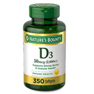 Nature's Bounty 维生素D3 2000IU 350粒