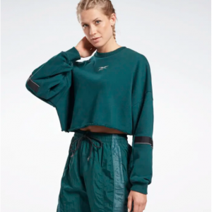 Reebok Studio Cropped French Terry 女士卫衣