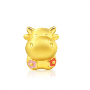 Chow Sang Sang Charme Cute & Pets' 999 Gold Calf Charm