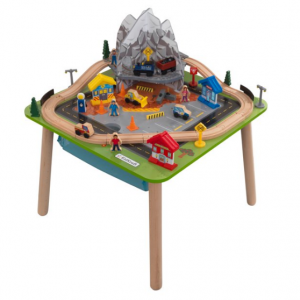 KidKraft 火车轨道玩具游戏桌，带50个配件 @ Walmart 