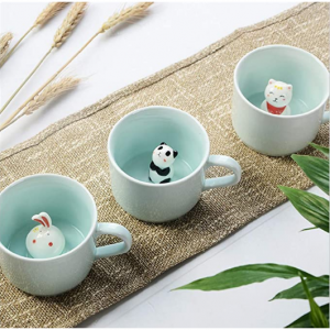JEWOSTER 3D Coffee Mug Cute Animal Inside Cup @ Amazon