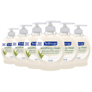 補貨：Softsoap 多款除菌滋潤洗手液 6瓶裝 @ Amazon