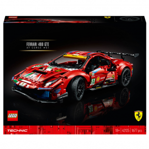 LEGO Technic: Ferrari 488 GTE “AF Corse #51” Car Set (42125) @ Zavvi 