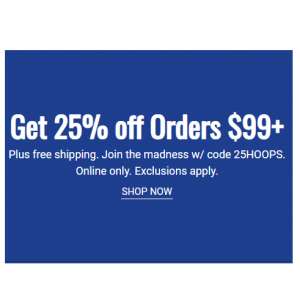 25% Off $99+ @ Champs Sports 