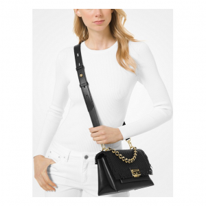 55% off Michael Kors Cece Medium Woven Leather Shoulder Bag @ Michael Kors