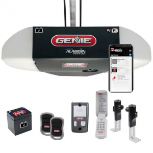 Genie 1.25 HP Quiet Belt Drive Garage Door Opener with LED, Battery Backup and Aladdin Connect