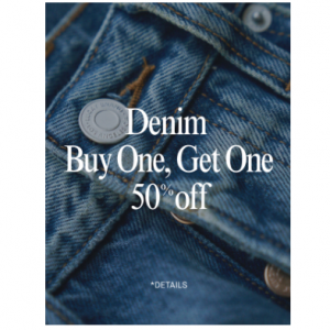 Buy One, Get One 50% Off Denim @ Lucky Brand