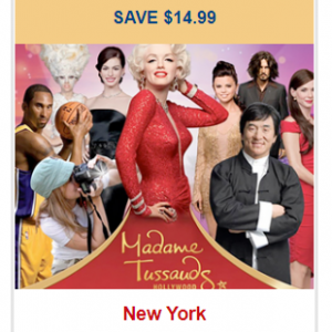 New York Madame Tussauds 2nd Ticket $5 @Trusted Tours and Attractions