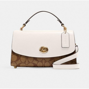 70% off Tilly Satchel 23 In Signature Canvas @ Coach Outlet