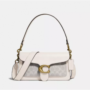 COACH Tabby Leather Shoulder Bag 26 With Signature Canvas @ Macy's