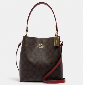 50% off Coach Small Town Bucket Bag In Signature Canvas @ Coach Outlet