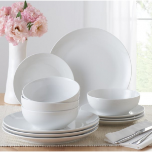 Mainstays 12-Piece Dinnerware Set @ Walmart