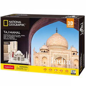 CubicFun National Geographic Taj Mahal India Architecture 3D Puzzle, 87 Pieces @ Amazon