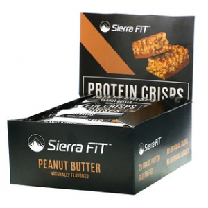 Sierra Fit, Protein Crisps, Peanut Butter, 12 Bars, 1.98 oz (56 g) Each @ iHerb