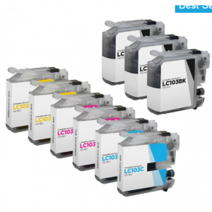 兼容Brother LC103 打印机墨水9件套装