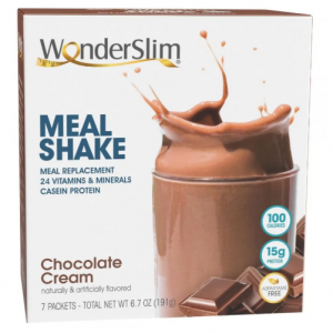 WonderSlim Aspartame Free 代餐奶昔 巧克力奶油味 7袋
