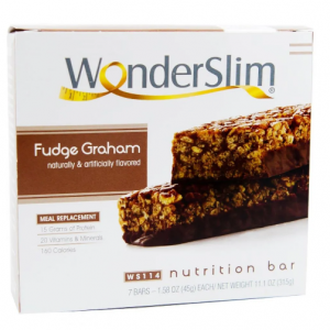 WonderSlim 乳脂软糖全麦蛋白棒 7条
