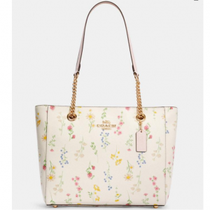 Coach Marlie Tote With Spaced Wildflower Print @ Coach Outlet	