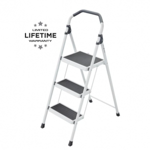 Gorilla Ladders 3-Step Steel Lightweight Step Stool Ladder 225 lbs. Load Capacity @ Home Depot