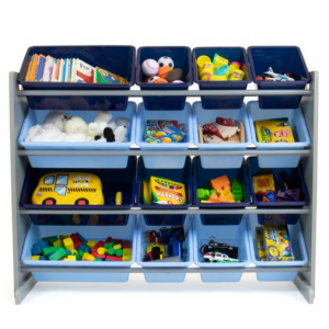 Humble Crew Leo Super Sized Toy Storage Organizer with 16 Storage Bins (Blue/Grey) @ Walmart 