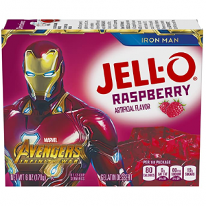 Jell-O Raspberry Gelatin Mix (6 oz Box) @ Amazon